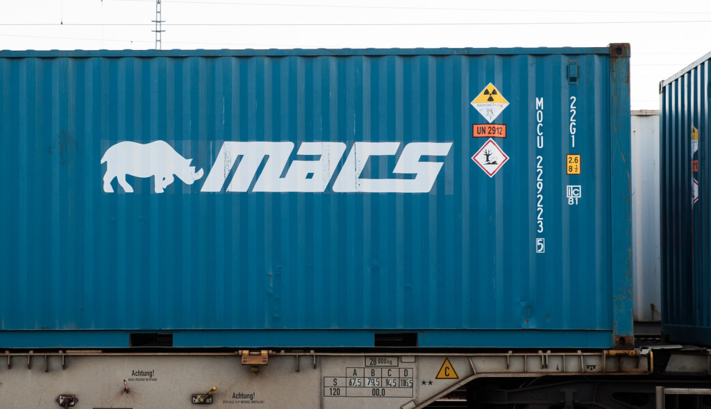 Atomtransport aus Namibia der Firma MACS.